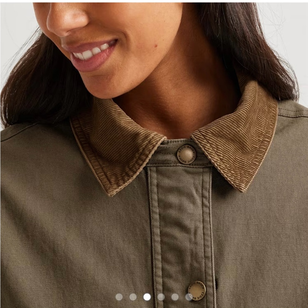 Olive Women's EB Barn Coat - Picture 3 of 12